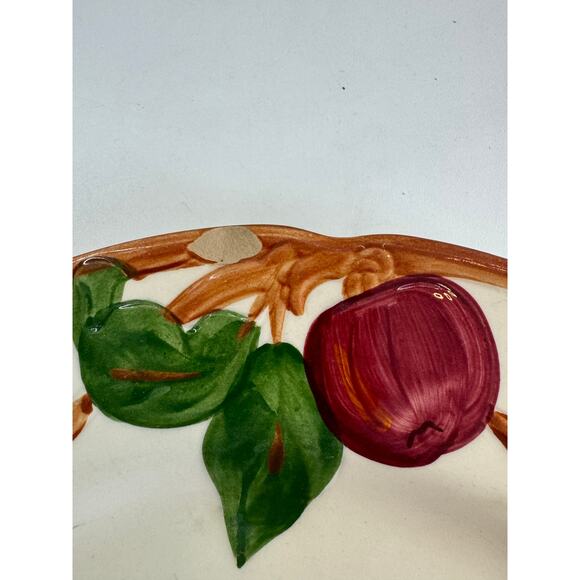 Franciscan Apple Dinner Plates England Earthenware Set Of 4 (2 Chipped) - Picture 6 of 11